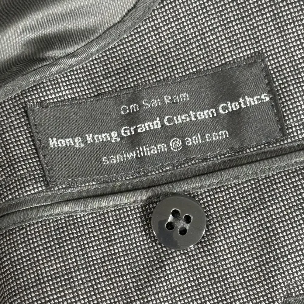 Hong Kong Grand Custom Clothes Blazer Mens 50 Gray Suit Jacket Sport Coat